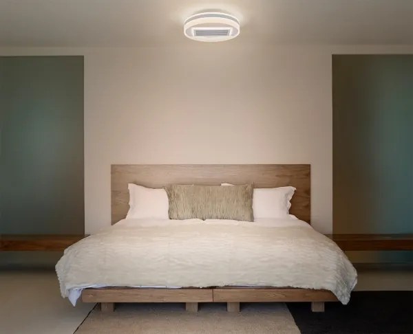 Osram - Plafonieră cu ventilator LED dimmabilă LED/55W/230V alb+telecomandă