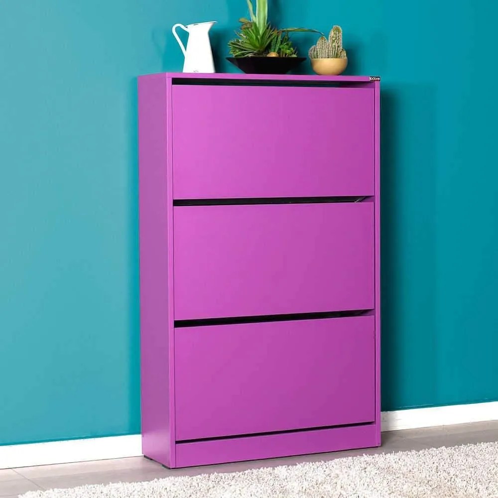 Pantofar Adore Mediu, 3 compartimente, capacitate 18 perechi incaltaminte, 73 x 119 x 26 cm