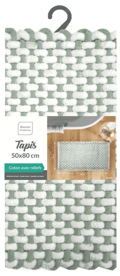 Covoraș de baie verde 50x80 cm Rafael – douceur d'intérieur