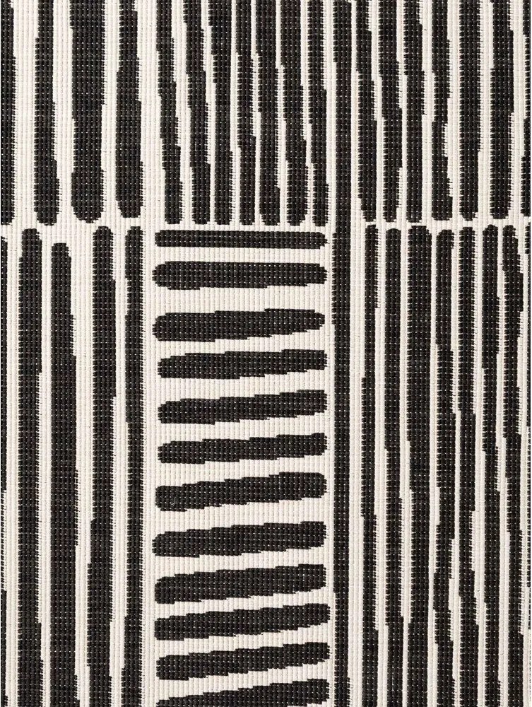 Covor pentru exterior și interior negru/crem rotund ø 200 cm Haringey Bounds – Ted Baker