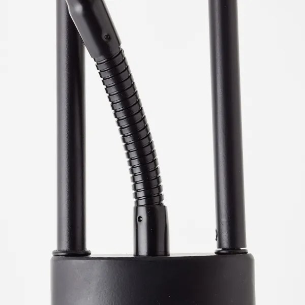 Brilliant - Lampă de podea LED reglabilă FINN 2xLED/13W/230V neagră