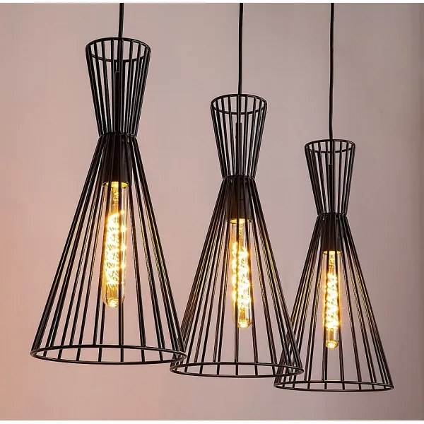 Lustră pe cablu LEANDROS 3xE27/60W/230V Rabalux 72006