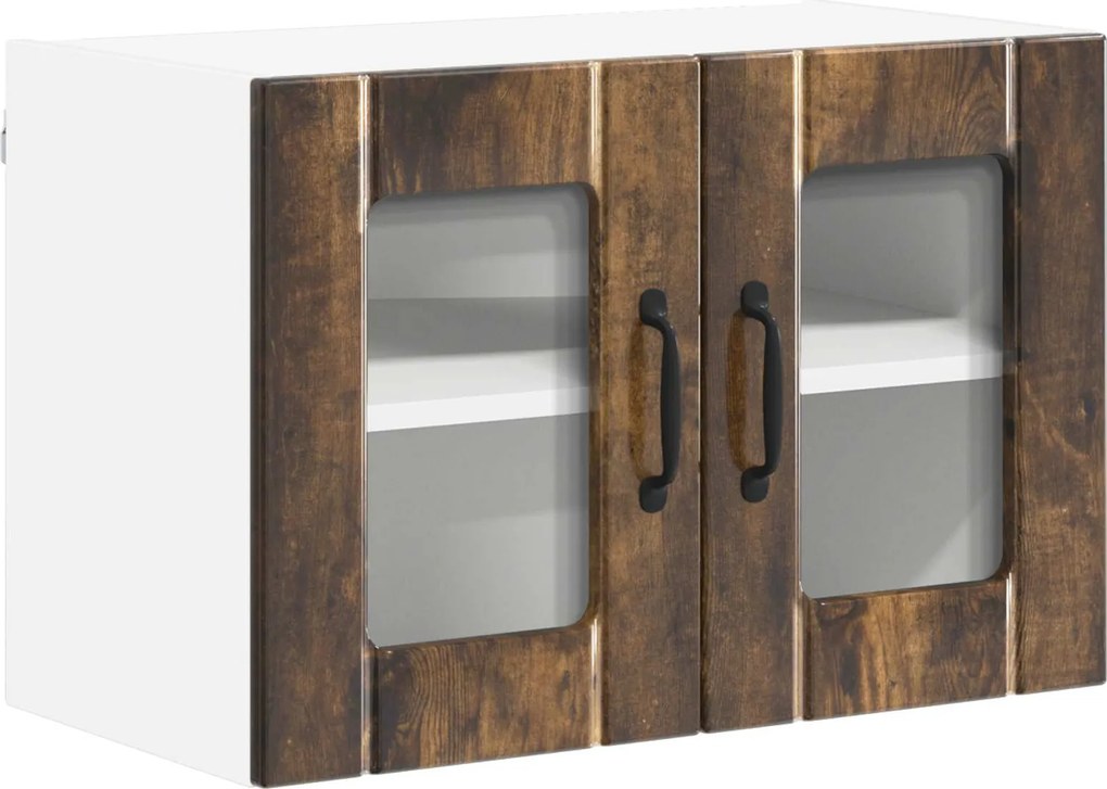 vidaXL Dulap de bucătărie Stejar fumuriu 60 x 31 x 40 cm Lemn compozit