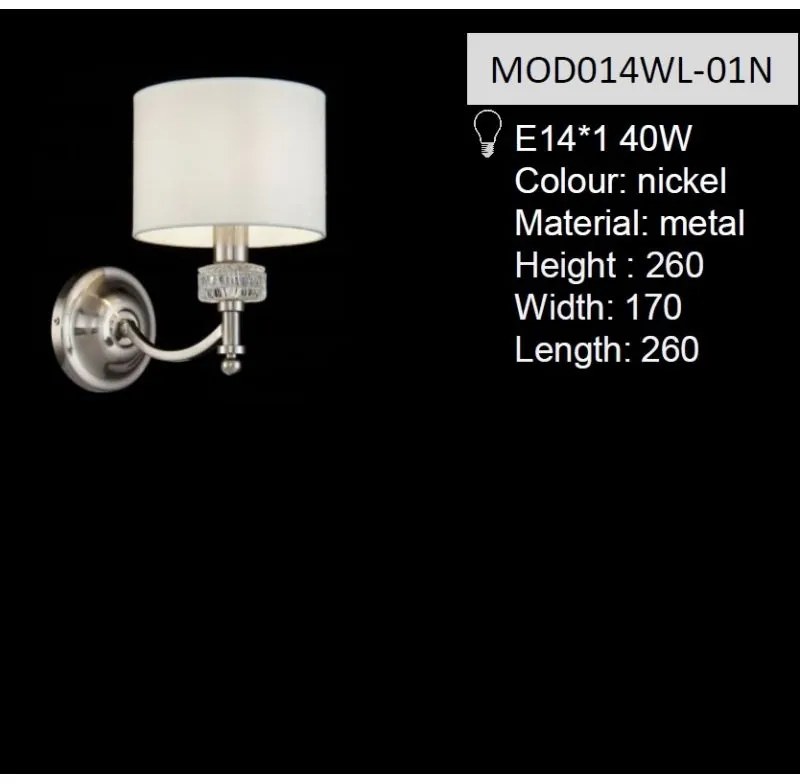 Aplica eleganta design modern Alicante MYMOD014WL-01N