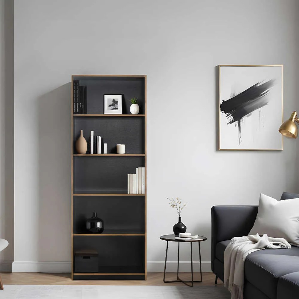 Biblioteca Adore Modern, 5 rafturi, 64 x 182 x 26 cm