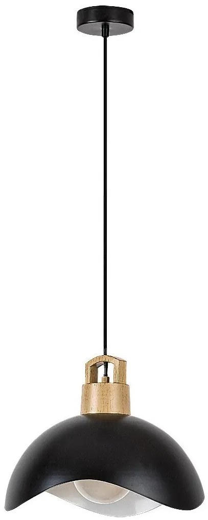 Pendul stil nordic metal negru Filina