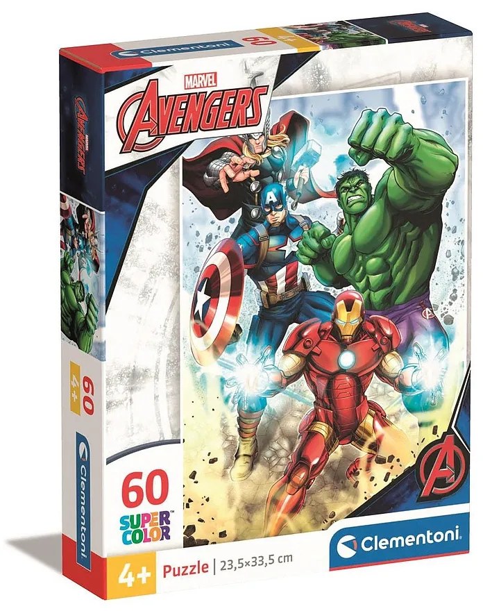 Avengers Earthquake Puzzle Clementoni cu 60 de piese