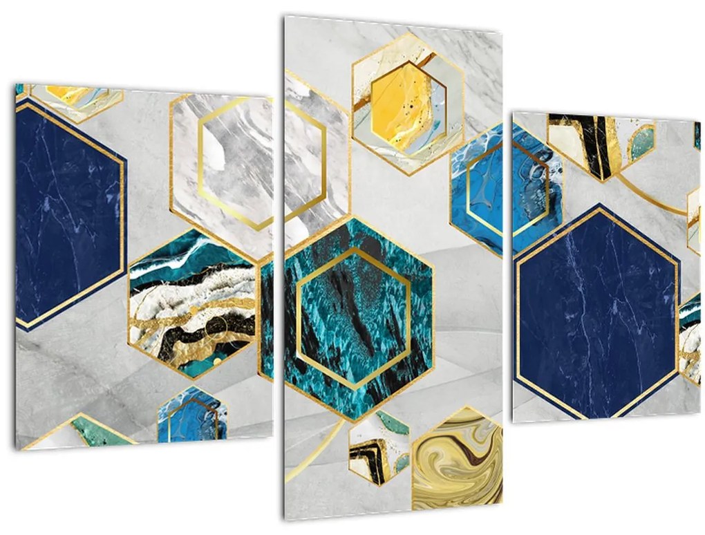 Tablou - Compoziție de marmură (90x60 cm)