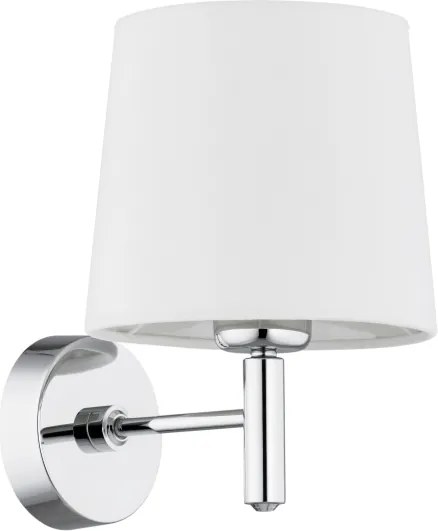 Brilagi - Aplică de perete MONTE 1xE27/60W/230V crem/crom lucios