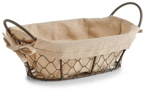 Cos pentru paine Countrystyle, Metal Brown, l26xA17xH9 cm