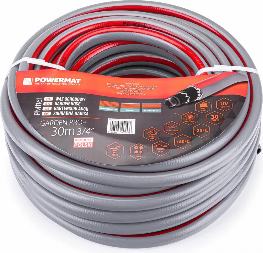Furtun de grădină GARDEN PRO+ 3/4" 30M