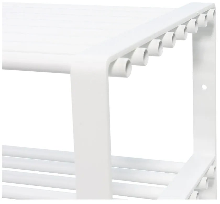 Pantofar alb din metal 70x49x29 cm Rex – Spinder Design