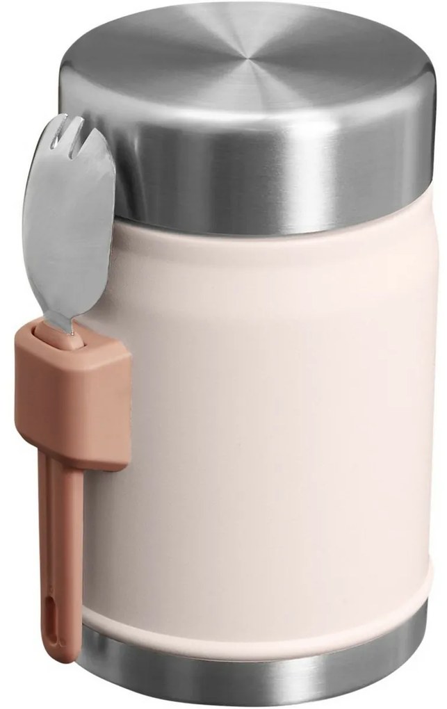 STANLEY termos pentru mâncare 400 ml culingură/furculiță Rose Quartz
