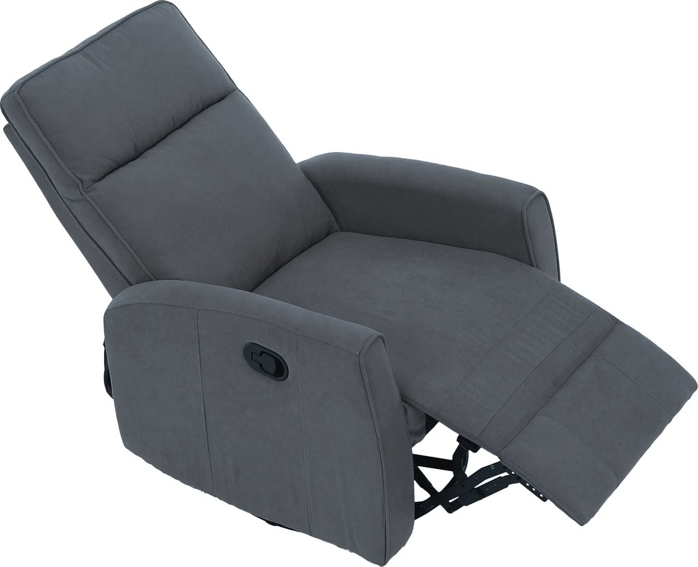 Fotoliu rotativ de relaxare, gri, MEKENZI