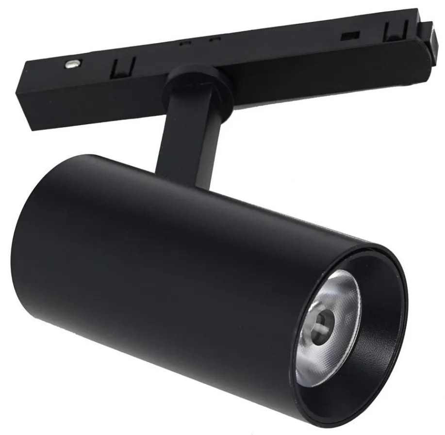 LED spot MAGNETIC TRACK 10W 48V negru pentru sistem șine