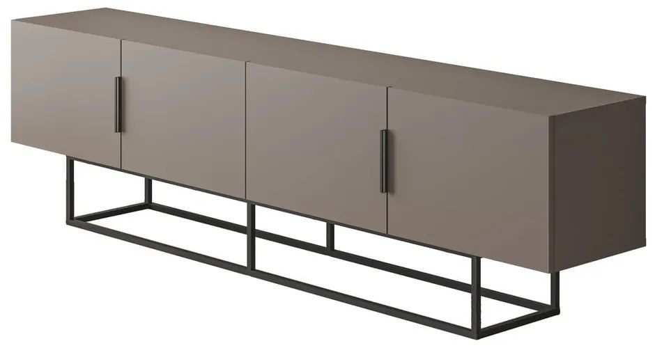 Masă TV gri/bej 200x55 cm Titan – Marckeric