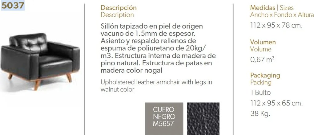 Fotoliu elegant design italian Azalee AC-5606-1P