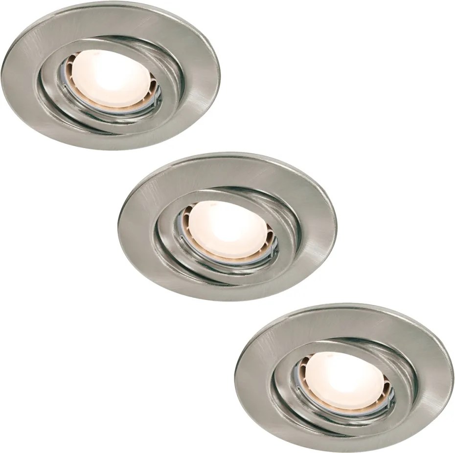 Paulmann 92025 - SET 3xLED-GU10/3,5W lampă încastrată QUALITY LINE