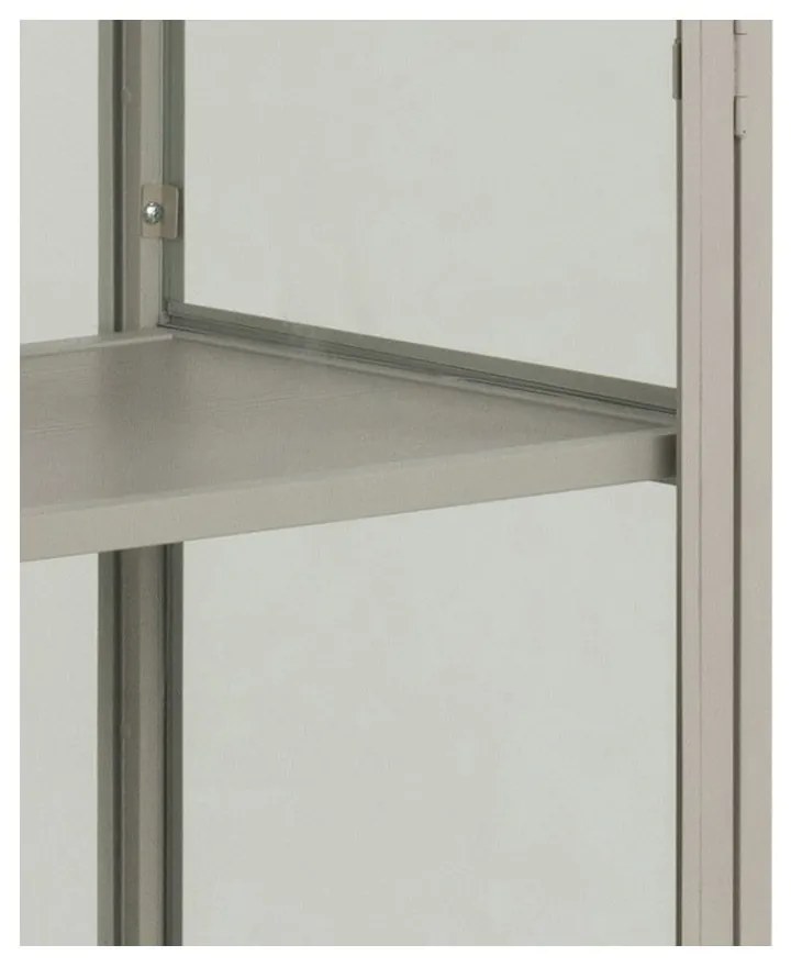 Vitrină gri 77x186x35 cm Seaford – Actona