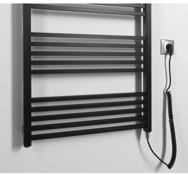 Sapho - Uscător electric pentru prosoape METRO-E 800W/230V 60x162 cm negru mat