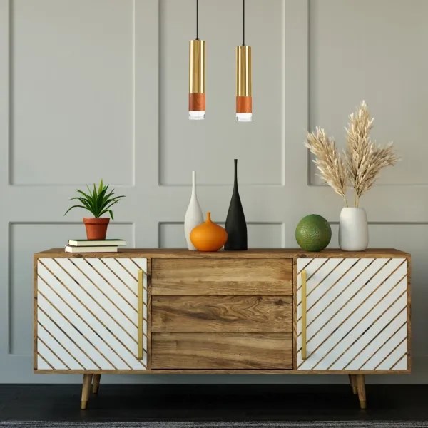 Lustră pe cablu AURELIA 2xGU10/10W/230V