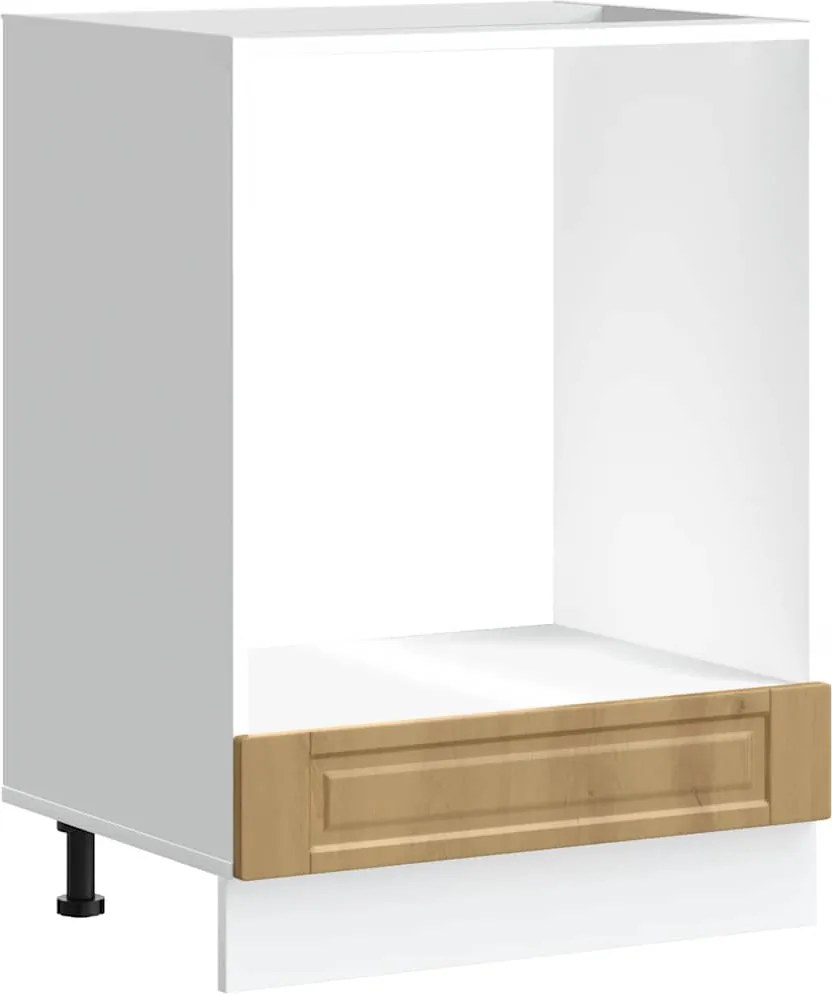 vidaXL Dulap pentru cuptor „Porto” din lemn de stejar artizanal