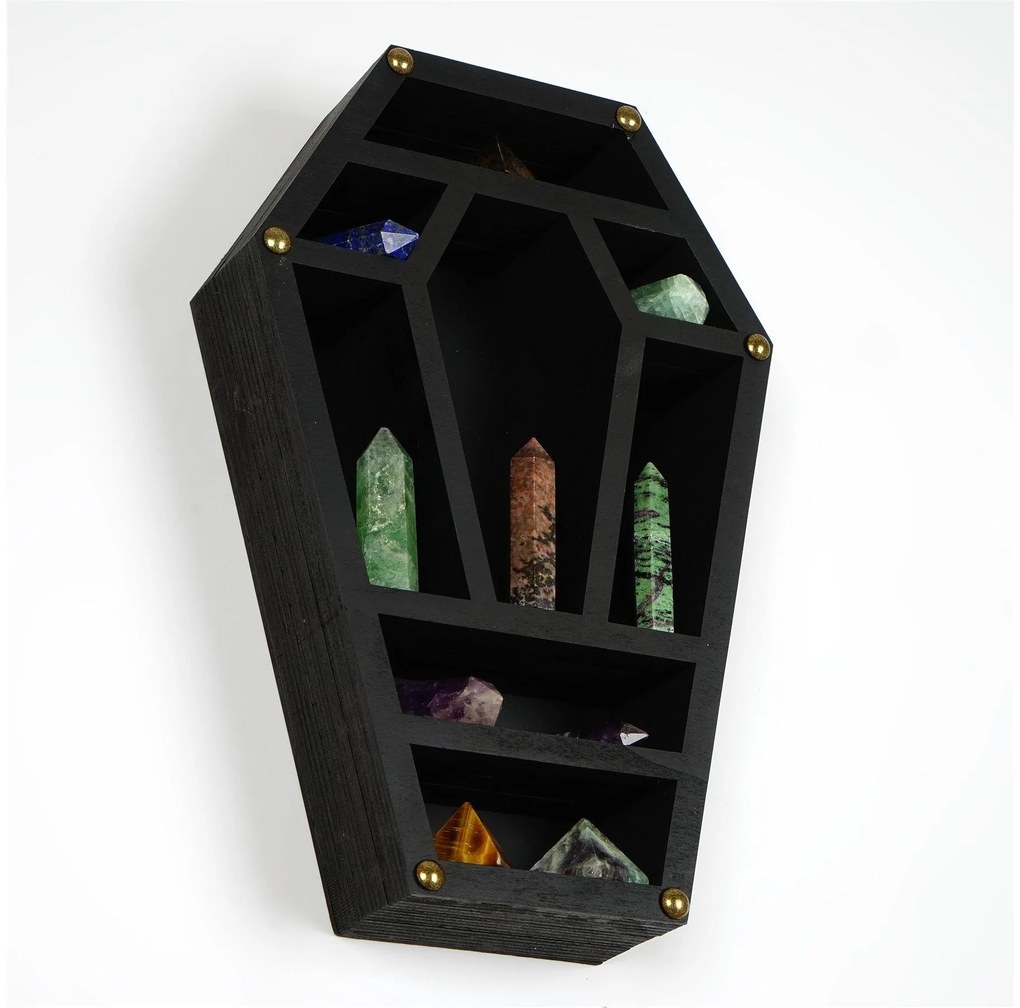 Raft decorativ de perete Ketina 1 (negru) . 1093676