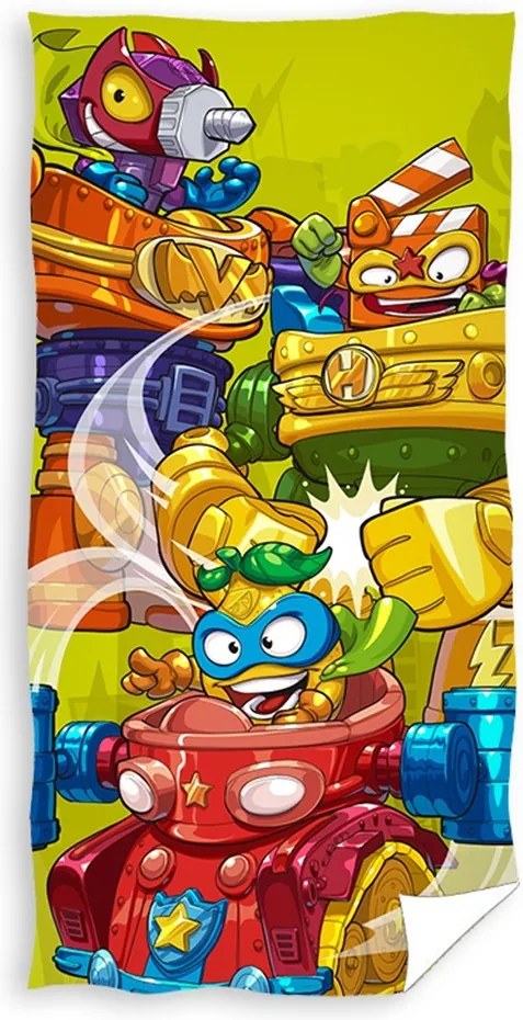 Prosop Super Zings Robots, 70 x 140 cm