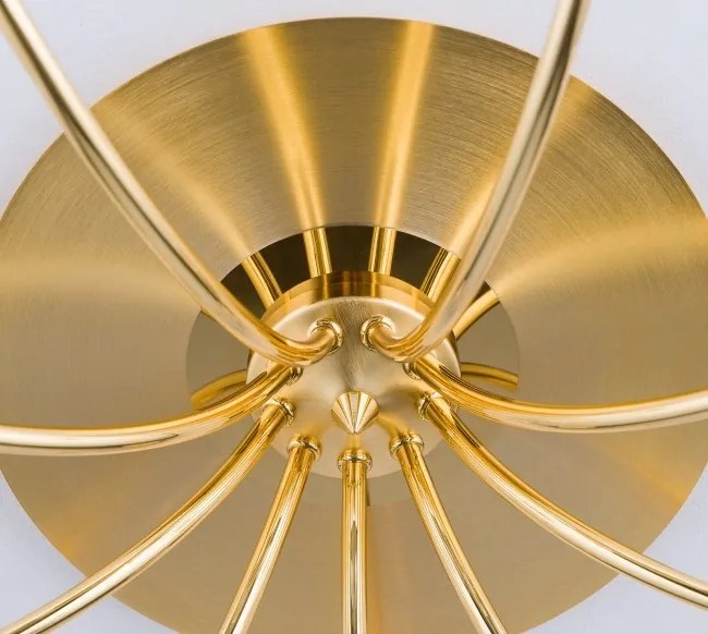 Lustra aplicata design modern de lux Maderno 9L aurie