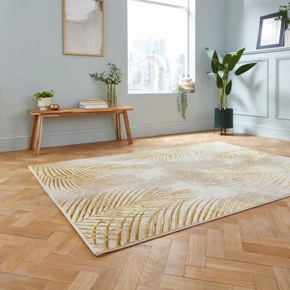 Covor bej-auriu 170x120 cm Creation - Think Rugs