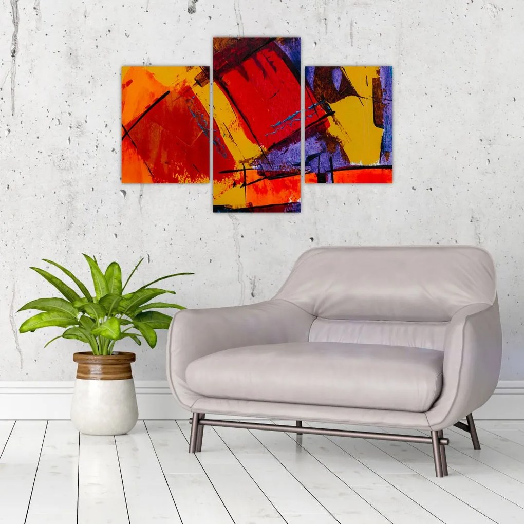 Tablou cu abstracție (90x60 cm)