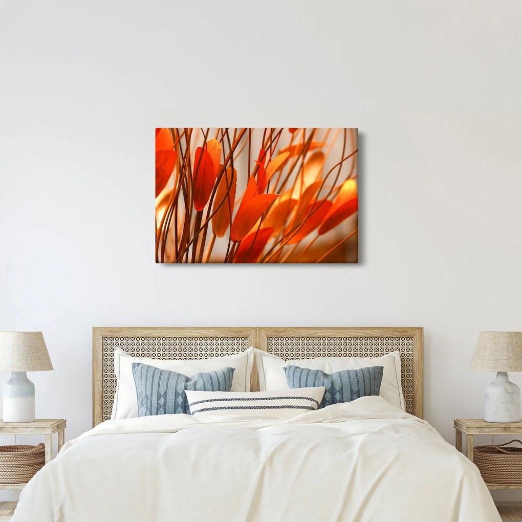 Tablou - Frunze înflorite (90x60 cm)