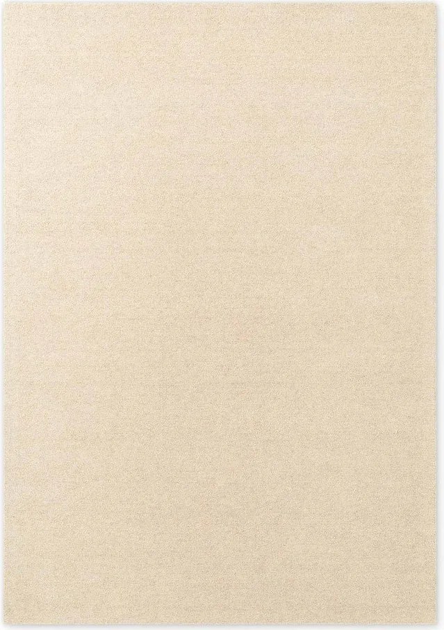 Covor bej țesut manual din lână 200x290 cm Puristic Knots – Elle Decoration