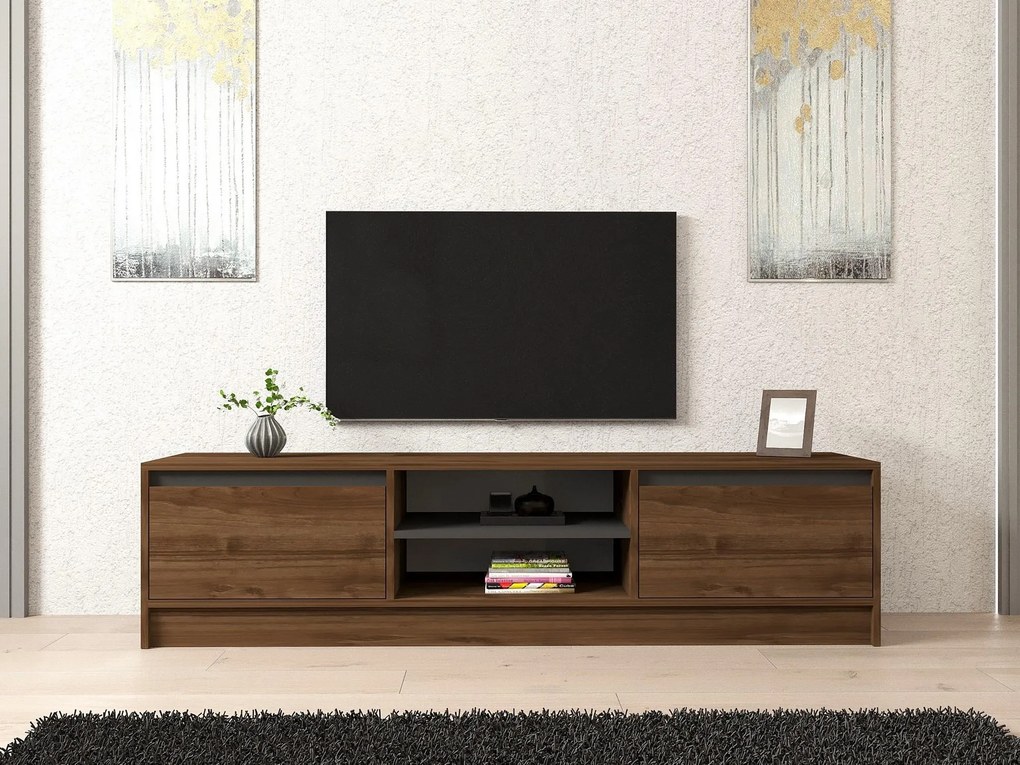 Set mobilier living Parsenolla 1 (Nuc + antracit). 1107145