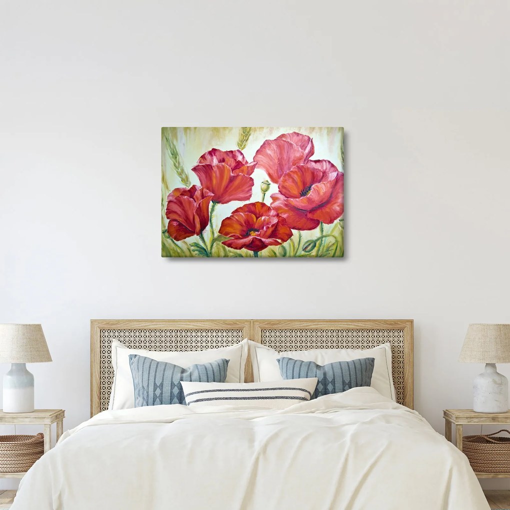 Tablou - Mac - flori (70x50 cm)