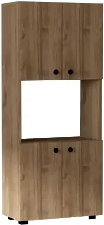 Dulap din pal, Beny Homs, nuc, 140 x 60 x 31.4 cm