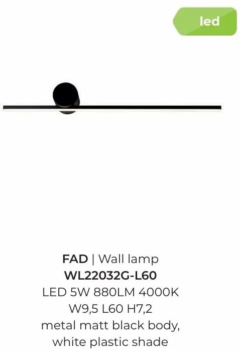 Aplica de perete LED design liniar FAD