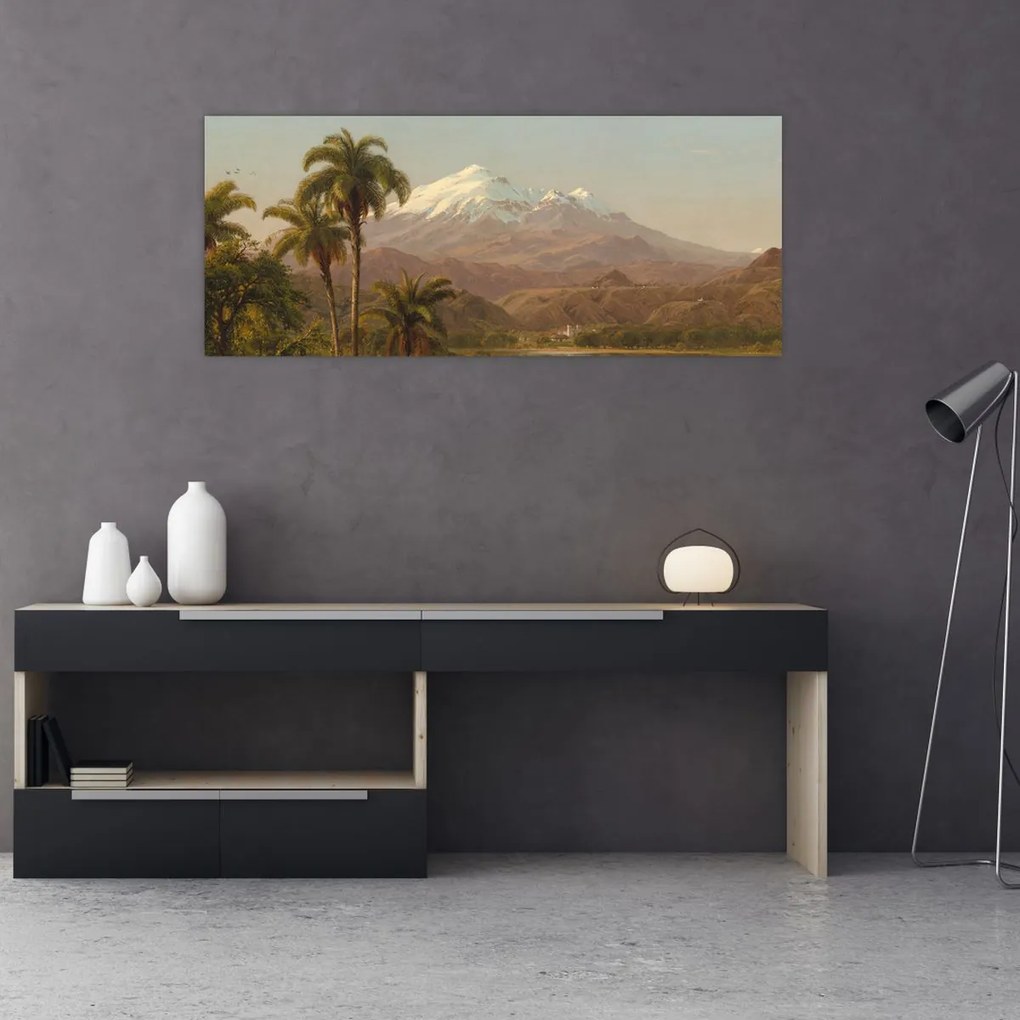 Tablou - Frederic Edwin Church, Tamaca Palms, reproducere (120x50 cm)