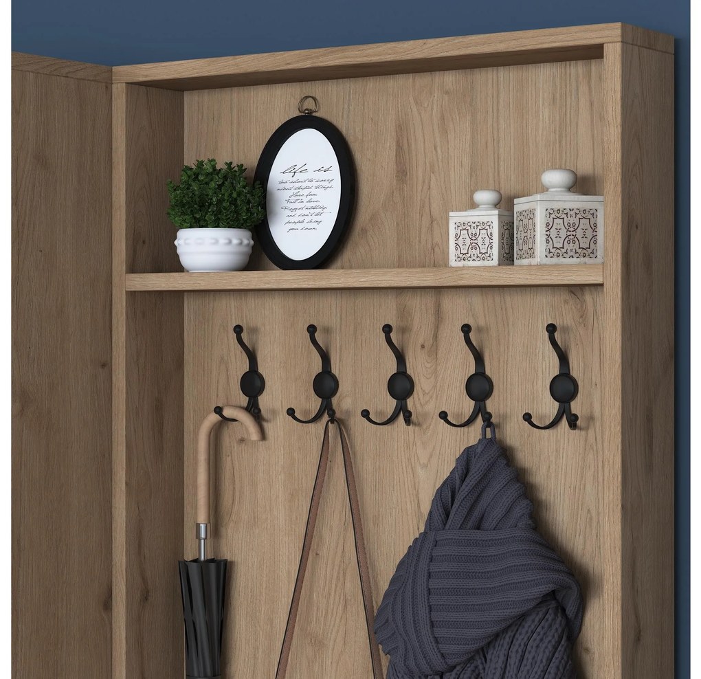 Mobilier Hol Bivake 2 (alb + Nuc) . 1093973