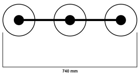 Lustră XSARA 3xE27/60W/230V Jupiter XS3B