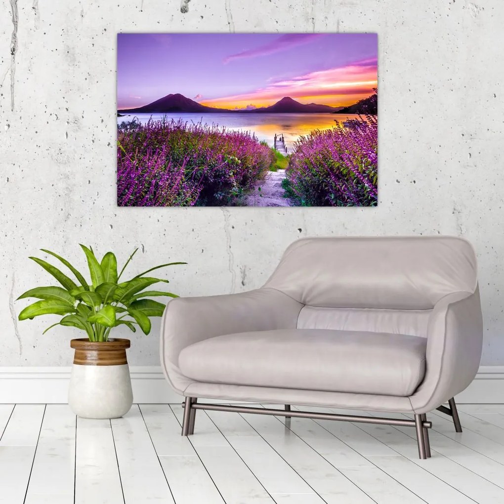 Tablou cu lac (90x60 cm)