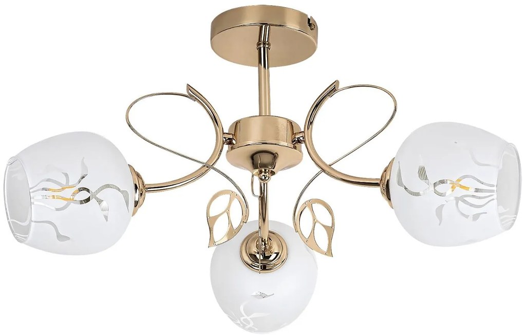 Rabalux Fauna lampă de tavan 3x40 W auriu 5098