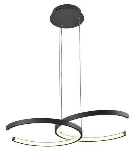 Lustră LED dimabilă pe cablu LED/50W/230V 3000-6500K + telecomandă