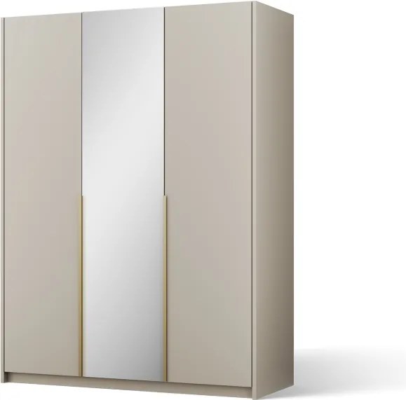 Dulap Alera III Hinged – cu oglindă – 148x58x204 cm – Cașmir – Alera III Hinged Dulap – Varianta 2