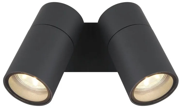 Aplica cu 2 Spoturi iluminat exterior protectie IP44 PIPER