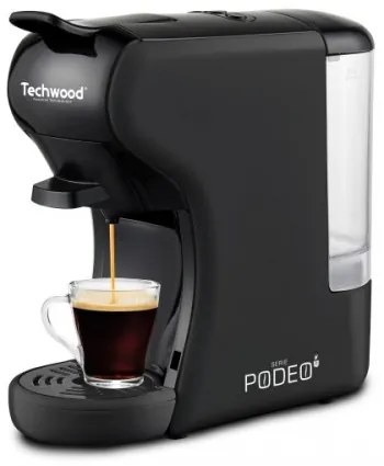 Espressor multi capsule Techwood TCA-196N, Dolce Gusto si Nespresso, 19bar, 1450W, 600ml