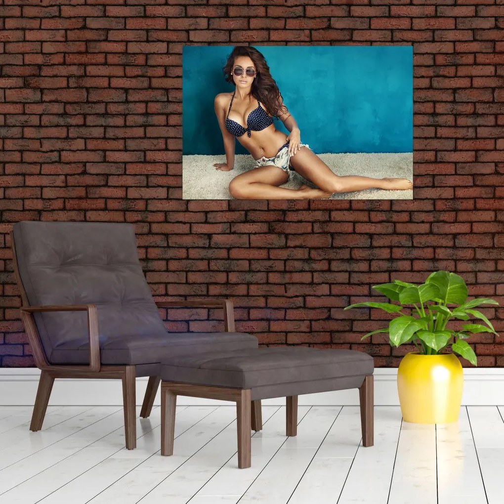 Tablou - Femeia pozând (90x60 cm)