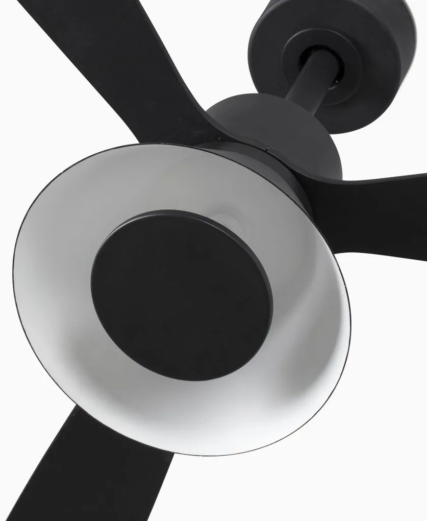 Lustra cu Ventilator si telecomanda AMELIA L CONE LED negru