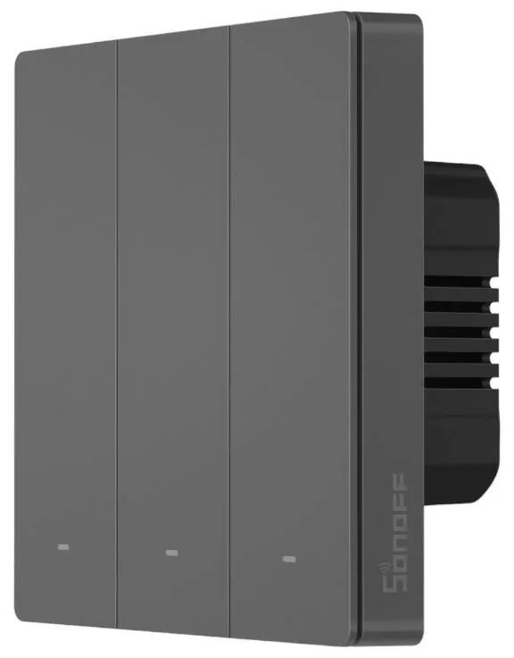 Intrerupator de Perete Smart WiFi Sonoff M5 3C – 3 Canale