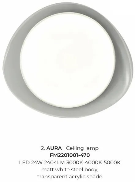 Plafoniera LED design modern AURA 47